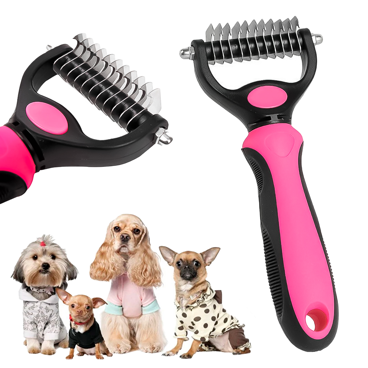 Cepillo de aseo para perros y gatos, herramienta de sujeción para aspiradora,  pelo suelto, rastrillo, 32Mm - AliExpress
